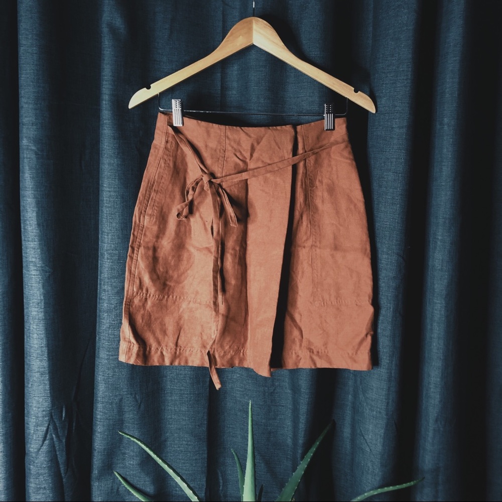 Wilfred Mini Wrap Skirt